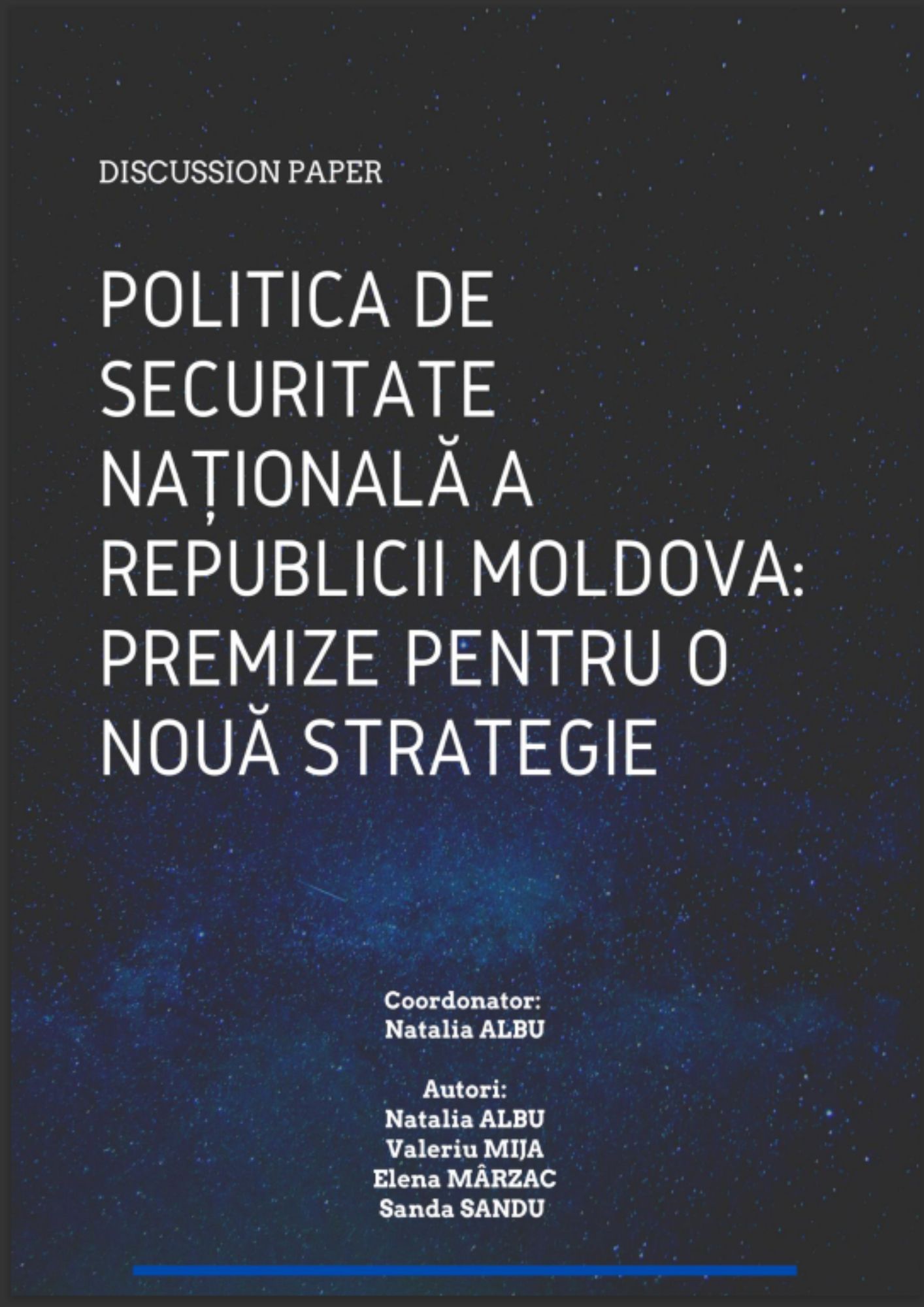 Politica de securitate națională a Republicii Moldova: premize pentru o nouă strategie