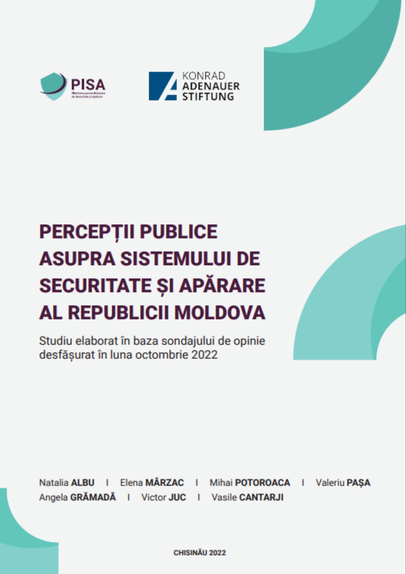Percepții publice asupra sistemului de securitate și apărare al Republicii Moldova