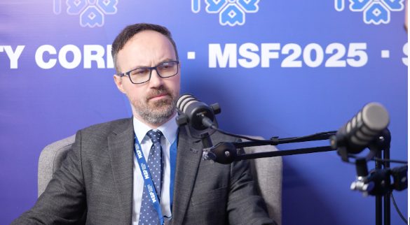 Robert Lupițu, Editor-in-Chief of Calea Europeană, guest speaker at Security Corner, part of the Moldova Security Forum 2025