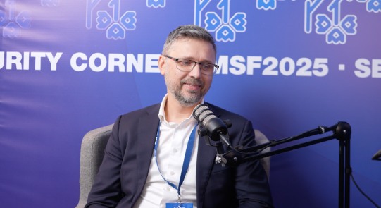 Robert Lupițu, Editor Șef, Calea Europeană, invitat în cadrul Security Corner, parte a Moldova Security Forum 2025