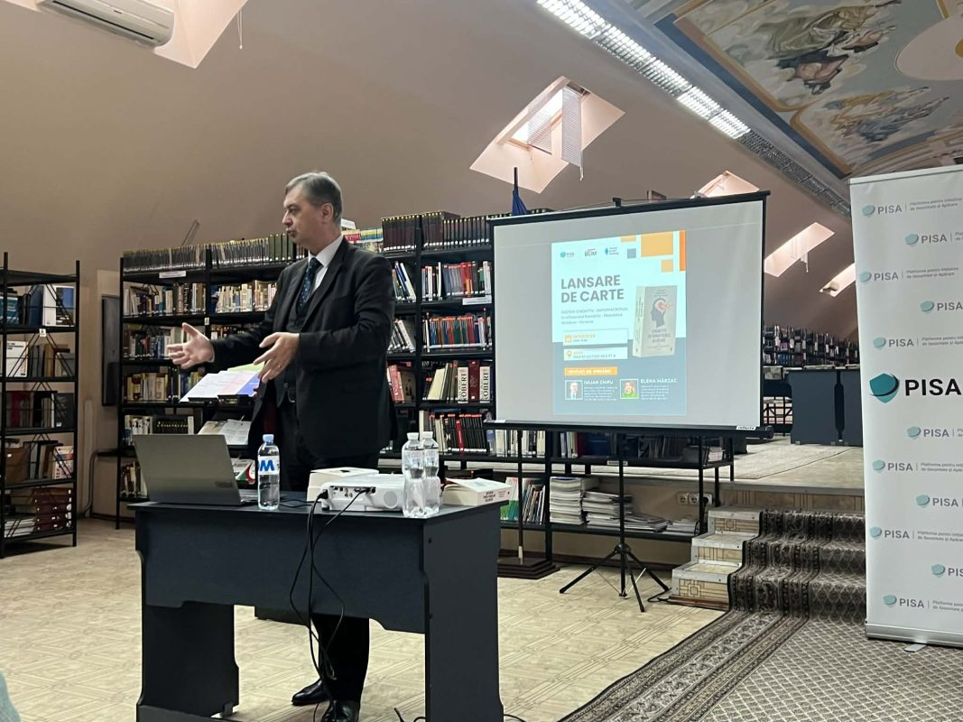 Lansare de carte: „Război cognitiv-informațional în trilateralul România–Republica Moldova–Ucraina”