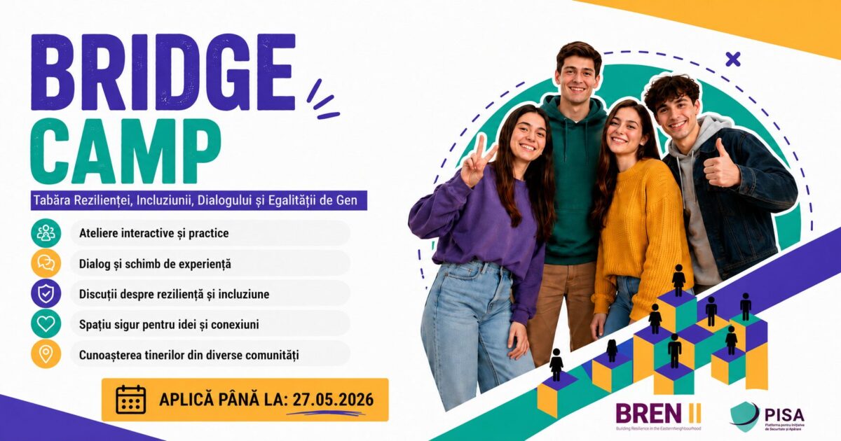 APEL DE PARTICIPARE PENTRU TINERI: PISA BRIDGE CAMP – SECURITY ACADEMY / PROGRAMUL YOUTH, PEACE, SECURITY